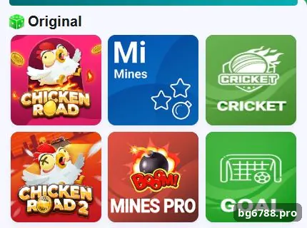 BG678 Original games: Chicken Road, Mines, Cricket, Mines Pro and Goal